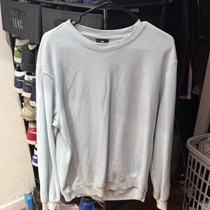 H&M Men's Sweater in Soft Blue